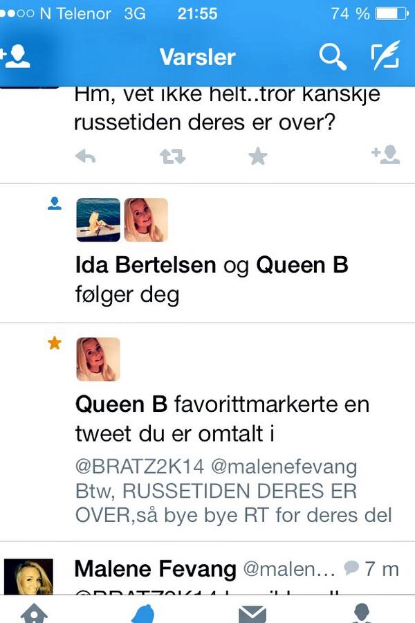 BRATZ2K14's tweet photo. Ikke følg oss da😔 RT ER OVER!! BRATZ ER FERRI!! http://t.co/pNEtLeyTl1