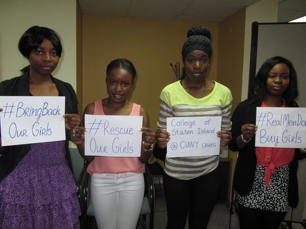 PhyllisProctor's tweet photo. @cunycares #BringBackOurGirls http://t.co/kiwlqS6ktq