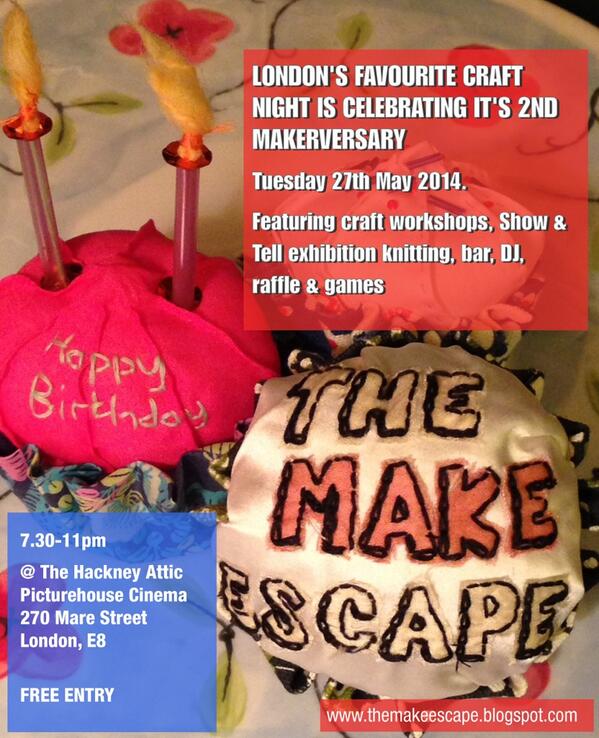 ChrysalisDes's tweet photo. I'm running a paper craft workshop at this fabulous, very fun evening, come along! #TheMakeEscape #CraftHour http://t.co/bYlK2VgoGs