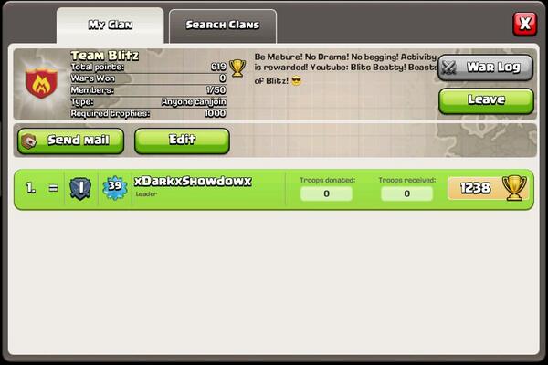 BlitzBeatty's tweet photo. #CoC base and clan! join http://t.co/RjIE5z7JAy