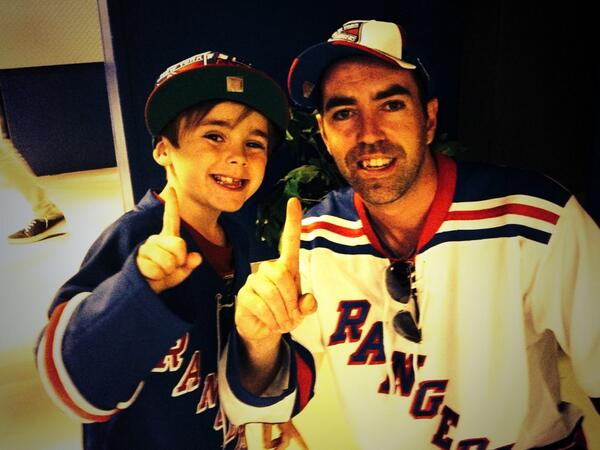 So far, so good for these <a href="/NYRangers/">New York Rangers</a> fans in Montreal. Will they head home with another win? #StanleyCup