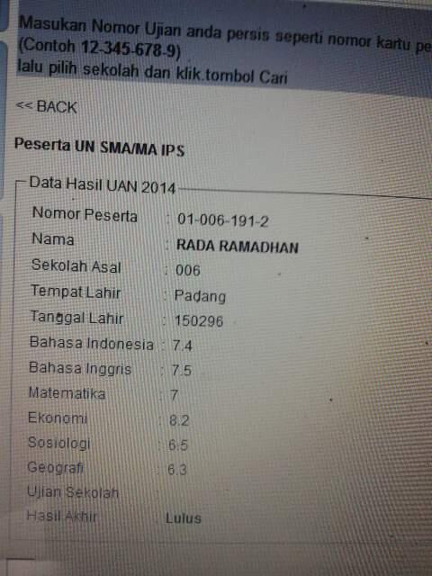 putria23's tweet photo. @radaramadhan selamat eaa sayang��️ http://t.co/BErOKaLqK7