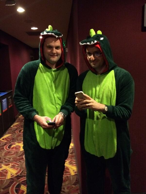 princessjojobug's tweet photo. Godzilla time. #raffizilla #mattzilla .@raffi .@themattharris http://t.co/k04q5LyGhl