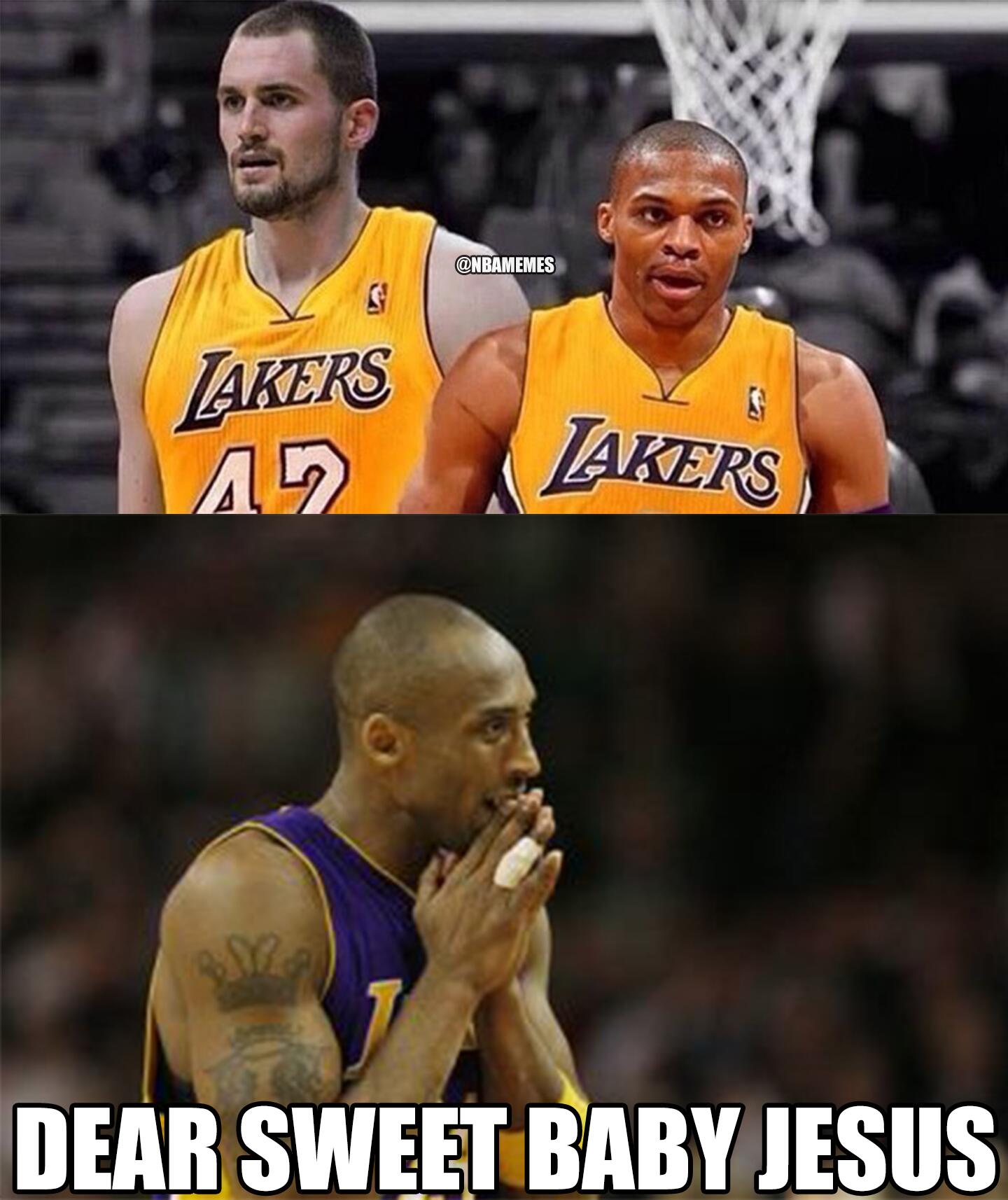 NBA Memes on Twitter "Los Angeles Lakers Fans RIGHT NOW! KevinLove 