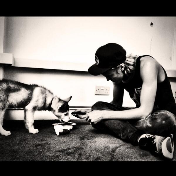 • t h r o w b a c k • p u p • l o v e • #porridge