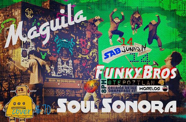 MaguilaFunk's tweet photo. Vámonos a Tepoztlán a echar el funk toda la noche con @soul_sonora, va va va ¿qué o qué o qué? http://t.co/HmxeBdxMQF