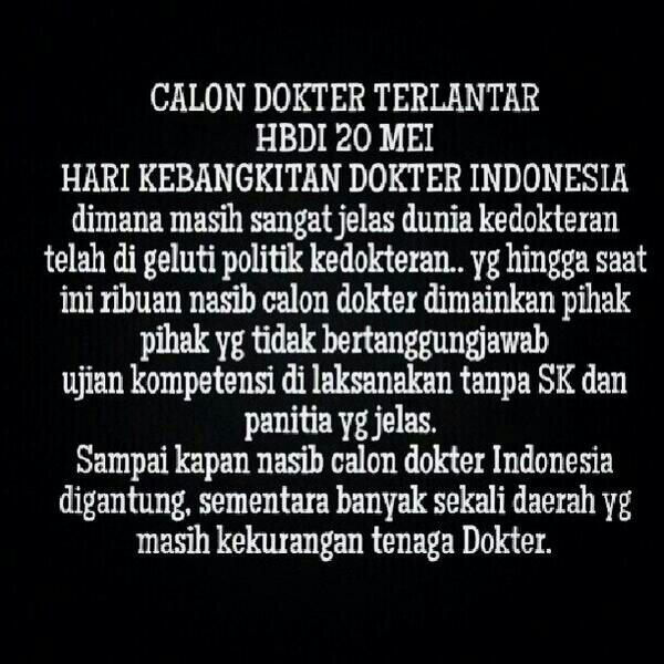 MedicalSecret's tweet image. 106 tahun hari bakti dokter indonesia! Terus berkarya dan jgn mempersulit calon2 dokter berkualitas!