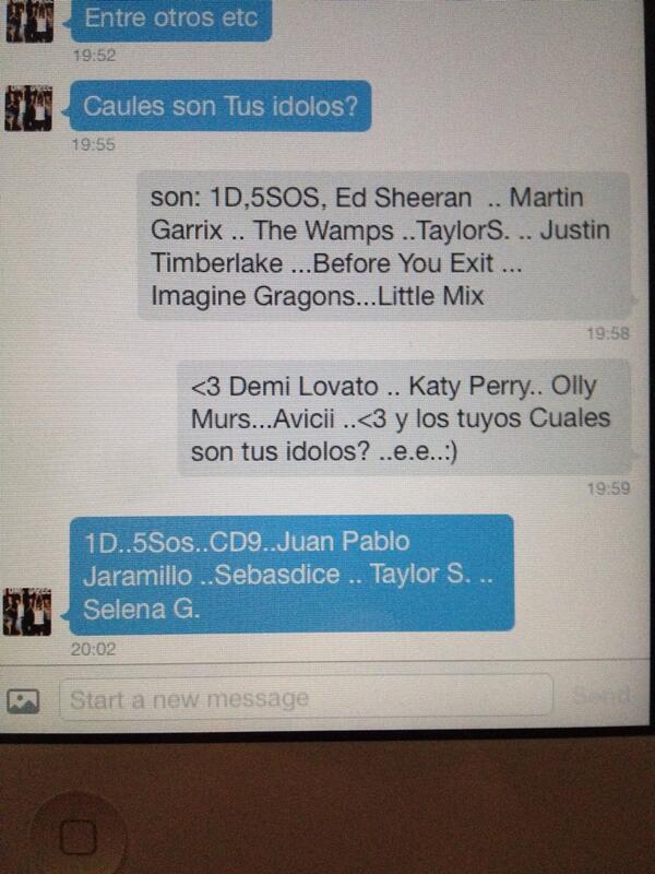 soycoderV_G's tweet image. Conversaciones! Jaja Tus mensajes :3 @5SOSFAM_1DBEST