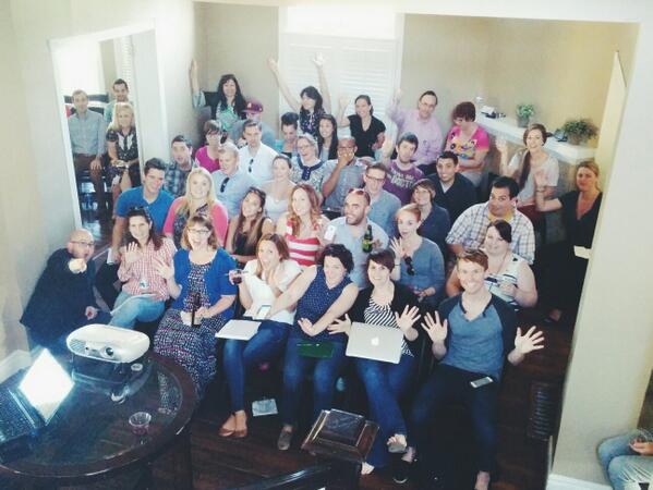 bekahbaggs's tweet image. Packed house for #PHXCS with @jcolman tonight at @NewCityStudio! Woo!