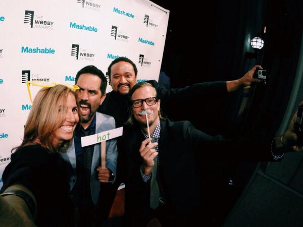 Good times at the Webby Awards! Go Team GoPro! #webbys <a href="/MikeEscamilla/">Rooftop</a> @GoProHoost <a href="/pstarr/">Porn starr</a>