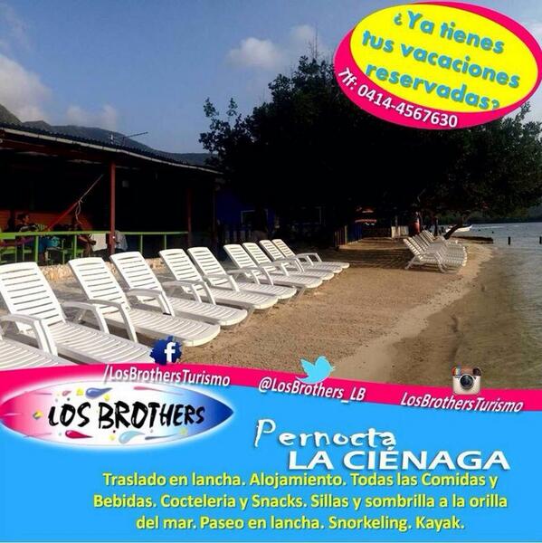 LosBrothersT's tweet photo. Disfruta de un fin de semana en el paraíso junto a nosotros! http://t.co/4rpxJbSTSL
