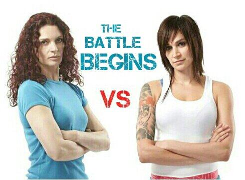 BeaSmith_red's tweet photo. @Wentworth @SoHoTVAU @Foxtel @daniellecormack @nicdasilva The battle begins! #wentworth #wentworthS2 #queenbea http://t.co/nsLf5YQmln