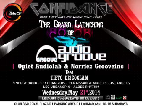 <a href="/GROOVEinc_music/">GROOVEinc</a> <a href="/audiolab_sub/">Audio Laboratory</a> Tomorrow Launching AUDIOGROOVE (<a href="/opiethouse/">opiet</a> <a href="/Norriezz/">Fermenta Nouristana</a> )ft @tietoadiningrat <a href="/360_Club/">Club 360°</a>