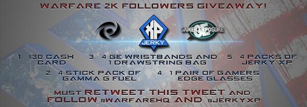 warFareGGs's tweet photo. Giveaway $30 ,GE bag/wristbands , gamma , GamersEdge Glasses &amp; JerkyXP you must RT this, follow both us &amp; @JerkyXP http://t.co/p09rpPWuwB