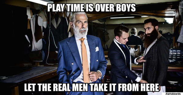 AlphaBeards's tweet photo. The FAD of shaving is long gone gentlemen. #beard #beards #beardgang http://t.co/PGntCTFkUI