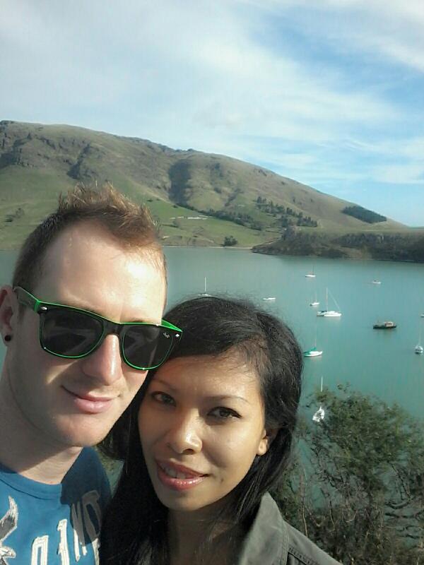 yanthy636's tweet photo. The amazing view from diamond harbour..blue sky blue ocean feel like in heaven fresh air too @jplussunday #NZfoto http://t.co/bHOJQLOggE