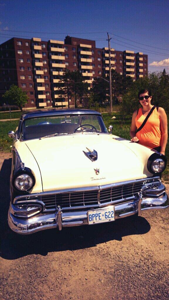 HeavyWrecker's tweet photo. Took the #wife for a drive with the other woman in my life, my#Fairlane. #summer http://t.co/vJCM5kHg1s