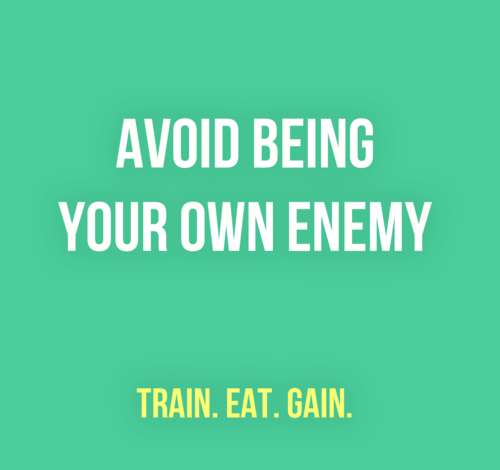 FitnessTipsBlog's tweet image. avoid being your own enemy #GYM #Health #Motivation #fitness
