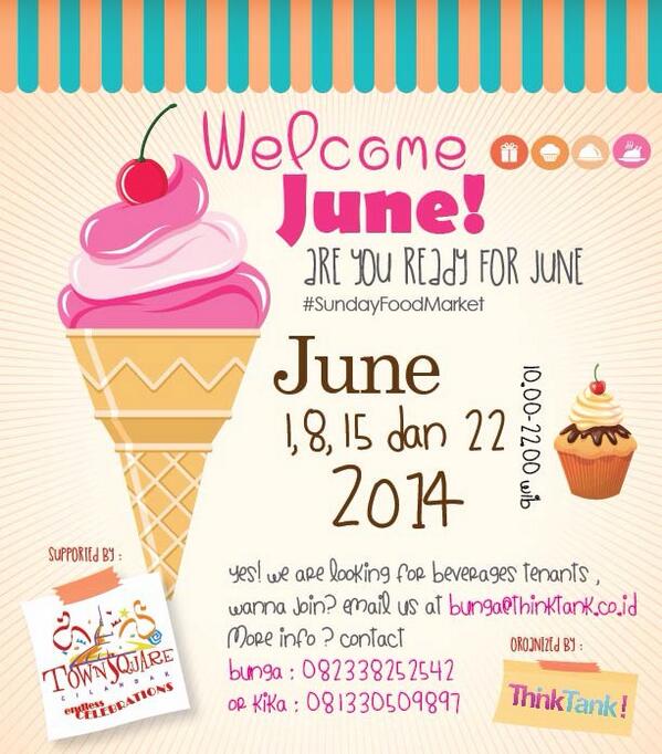 Join with us!!! #SundayFoodMarket <a href="/citosjakarta/">Townsquare Cilandak</a>