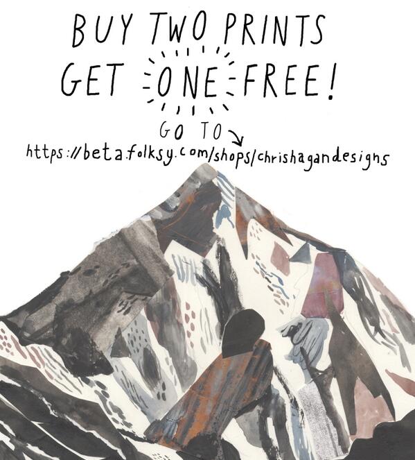 chrishaganart's tweet image. B u Y  t W o  P r I n T s  G e T  o N e  F r E e !   beta.folksy.com/shops/chrishag… #btnetsy #Brighton #illustration #Folksy