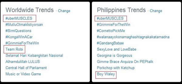 PBBabscbn's tweet photo. trending now mga ka uberkadas! #uberMUSCLES http://t.co/0VNl16eydJ