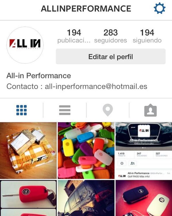 Tambien podéis seguirnos en instagram y usarlo como catálogo!