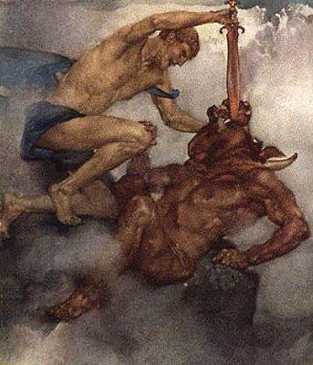 classiquestib's tweet image. Shirley #aps #aulaacollida #laberint Tesseu lliutan amb minotaure