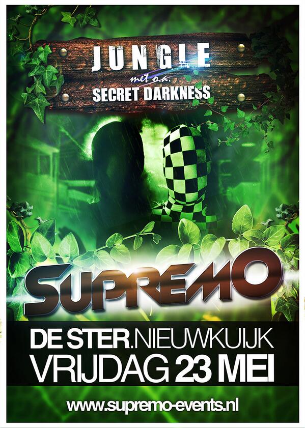 AMNESIANL's tweet photo. Wil jij 2 vrijkaarten voor SUPREMO 'Welcome to the Jungle' aanstaande vrijdag in De Ster #winnen? RT dan dit bericht! http://t.co/GzbPr6os3l