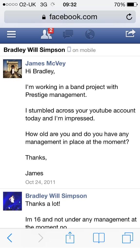 TheVampsJames's tweet photo. The day I found brad... The day my life changed forever. http://t.co/2TwOjU4Pvi