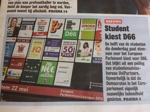 UniPartners op de voorkant van @Spitstwit! Leuk onderzoek!