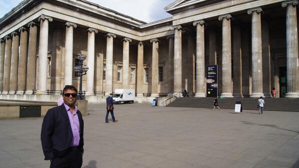 @ Iconic British Museum, attending NSTC 2014.  I will be speaking here tomorrow 11:40AM