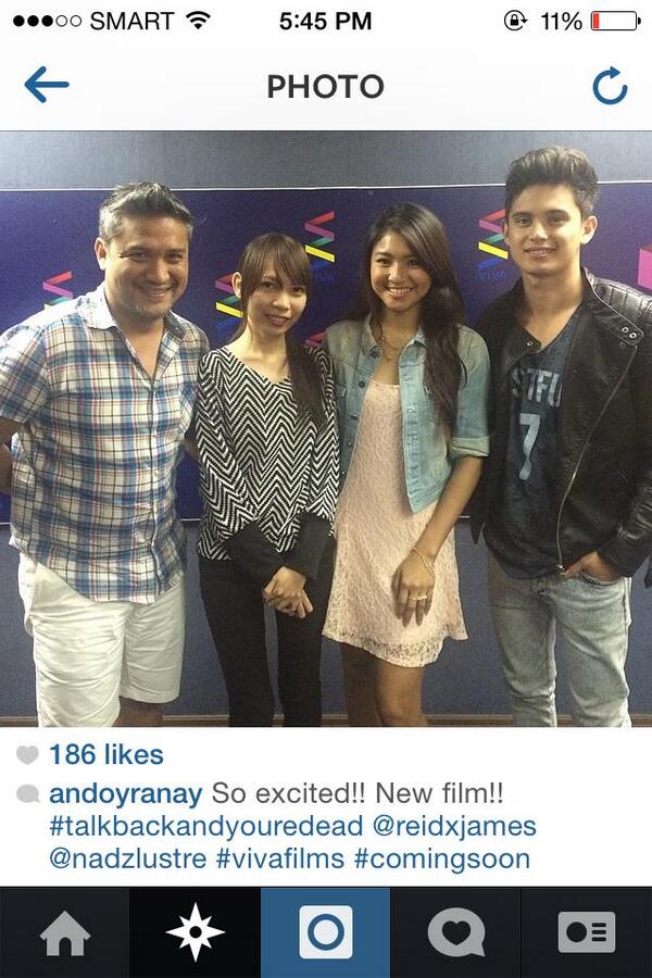 andiezzle's tweet photo. Inannounce na po ni Direk Andoy Ranay ang next movie ng JaDine. #JaDine #TBYD http://t.co/VZ04cxIFOO