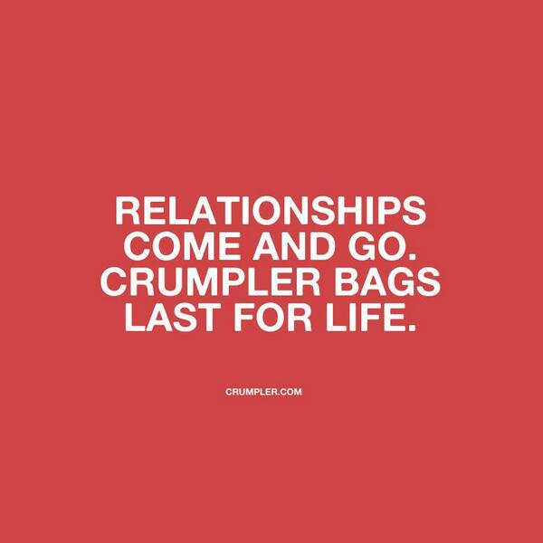 CrumplerPH's tweet photo. Words of wisdom from your nerdy friends at Crumpler. (photo from Crumpler SG) #bagnerds #crumplerph http://t.co/aeuAufmrhg