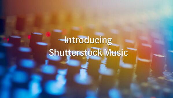 We're very excited to announce a brand-new marketplace: Shutterstock Music! shutr.bz/music