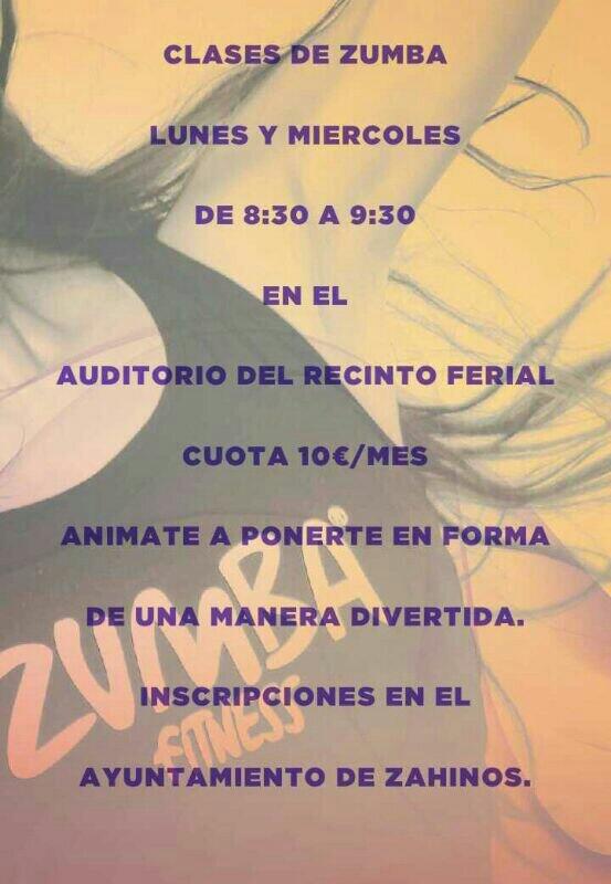 AYTODEZAHINOS's tweet photo. Clases de Zumba http://t.co/FetIUQWxlX