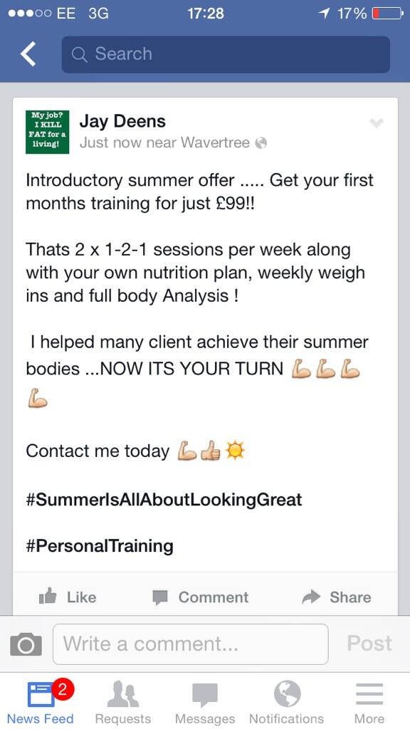 limitless_jay's tweet photo. Summer offer ☀️😎💪💪 http://t.co/cbVf8M7hPV