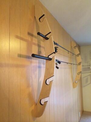 FishingGearFan's tweet photo. Get your gear organized!!  The Skagit Spinning Rod Wall Mount Rack.
http://t.co/WYLSIhQ0WL
#fishinggear http://t.co/FQ7Nr5w4Or