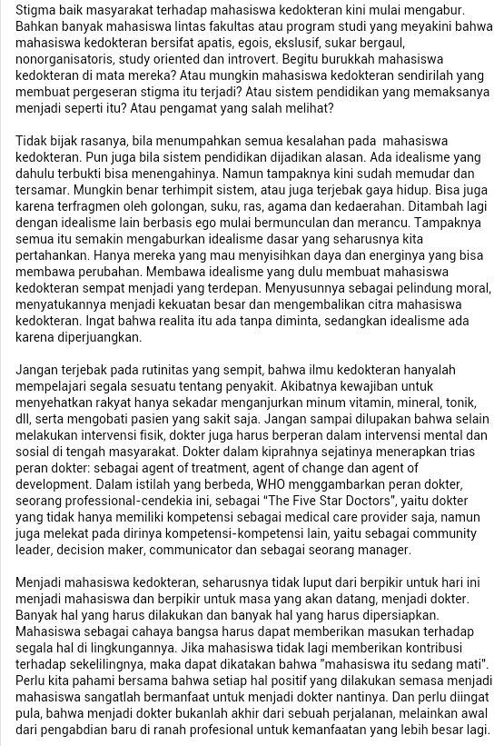 MedicalSecret's tweet image. Mahasiswa Kedokteran???Wajib baca! #Part3 #RevitalisasiMahasiswaKedokteranIndonesia @ISMKI_Indonesia @ismki_wilayah2
