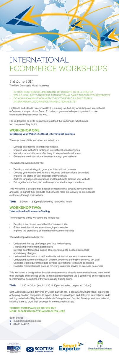 Need help to do international business online? This workshop is perfect for you:bit.ly/RRecv3 #HIE2014Events
