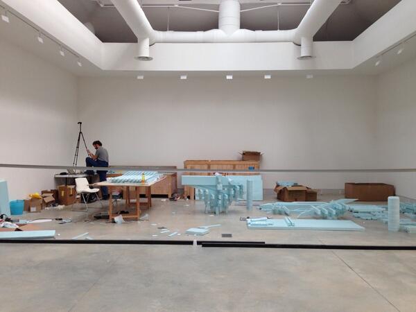 Constructing the 1:1 Chinese #roof reproduction for #elementsofarchitecture