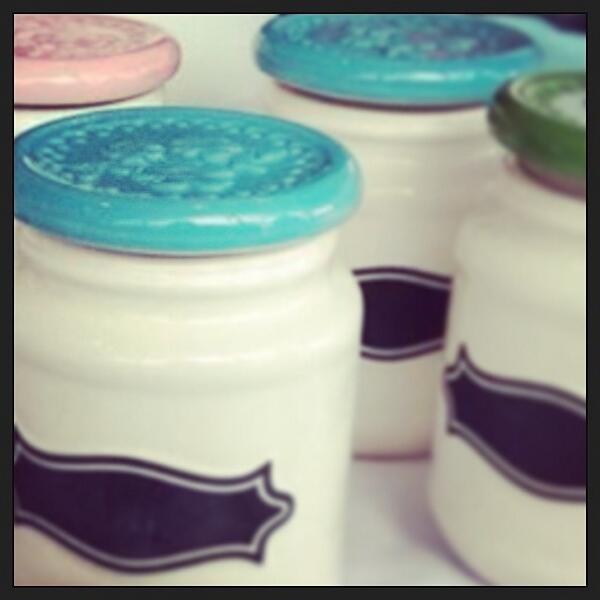 fever_house's tweet photo. Cute storage jars with chalk board label. Soon to be available on our site. #kitchen #decor #homegoods #interiors http://t.co/0ypEthOMu9