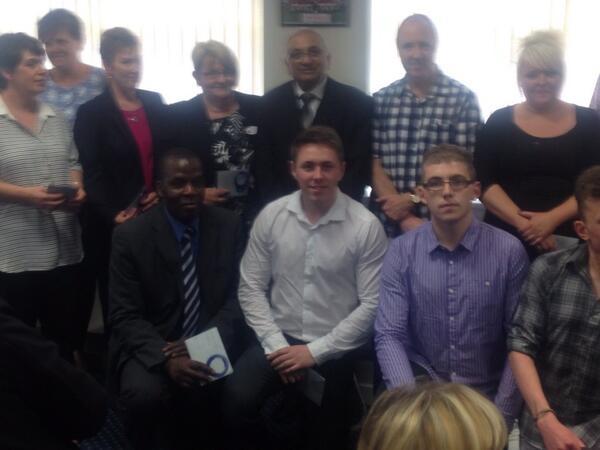 Jezsteelegm's tweet photo. Well done Russell , well deserved and thankyou http://t.co/IsMQL5nchl