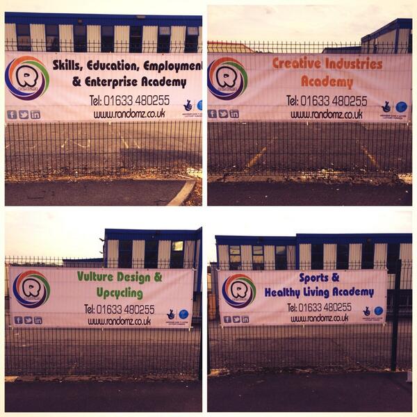 Luke_CCYP's tweet image. @RandomzLuke: Banners outside Randomz HQ #NewVentures #RandomzProgress