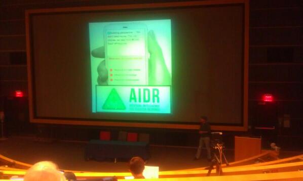 mimran15's tweet image. Patrick talks about #AIDR plateform at #iscram2014