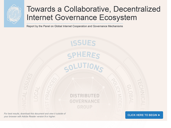Global Panel Announces New Approach to Managing Future of #Internet. View the report: internetgovernancepanel.org/panel-report