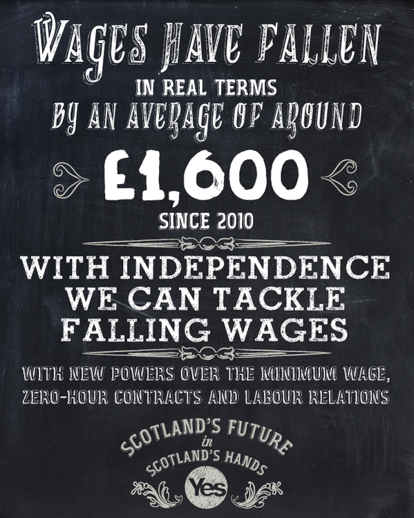 YesScotland's tweet photo. New figures highlight the cost of living crisis facing working people &amp; Westminster's inaction http://t.co/JJeUGw1L9P http://t.co/WL6JOTwWqP