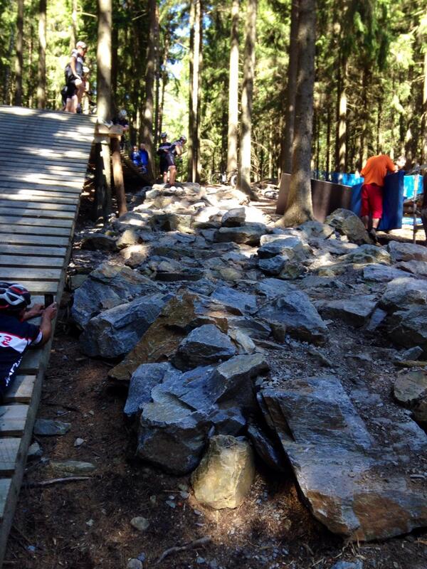 Gaaf weer in Nove Mesto te zijn voor de WB! Trailinspection with Focus XC Team was very good and also the feeling=👍