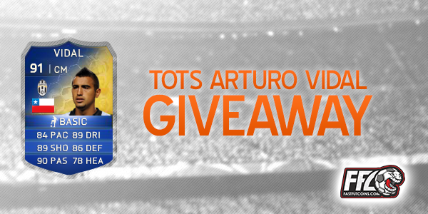 FastFutCoinss's tweet photo. TOTS Vidal giveaway it is! to enter RT, follow us and tweet us your console with #Fastfutcoins http://t.co/l8gBfAeG3L http://t.co/7Wd0qCeywV