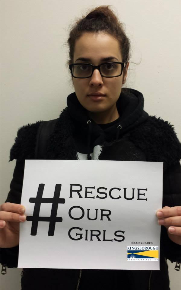 PhyllisProctor's tweet photo. @cunycares #BringBackOurGirls http://t.co/Ee5OcpPNoB