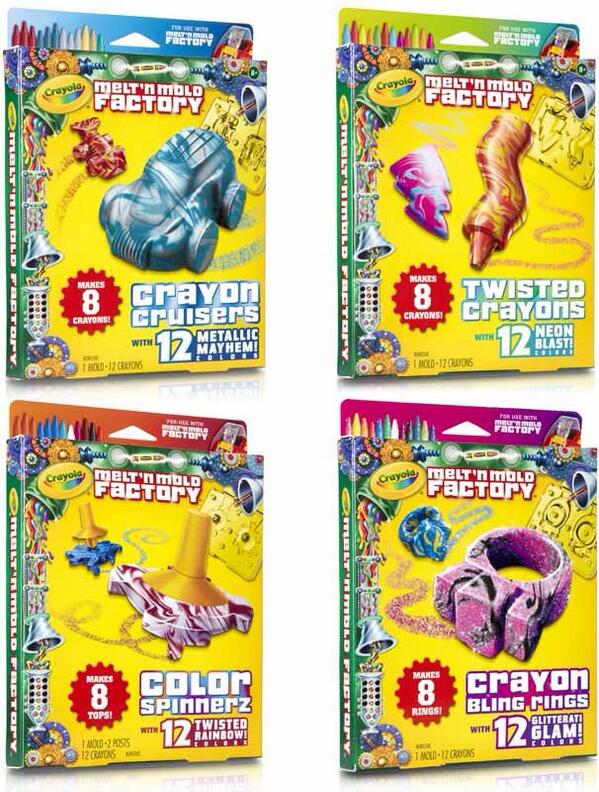 Crayola_factory's tweet photo. Now you can make more than just crayons with these all new accessories http://t.co/2kCmXytzxW